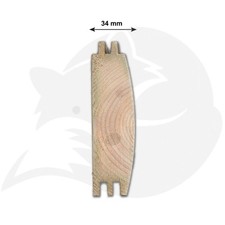 Wooden Log Store Firewood Garden Storage 34mm Thick Log Cladding 1300x740x1100