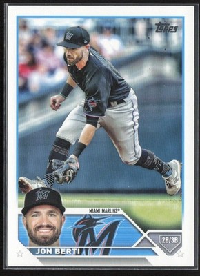 2023 Topps Jon Berti Miami Marlins #72
