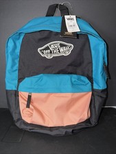 Vans Off The Wall Patch Color Block Multicolor Backpack With Laptop Sleeve New