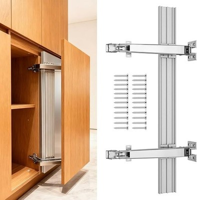 Lateral Opening Door Hinge Set 180° Parallel Opening Cabinet Door Hinges Set