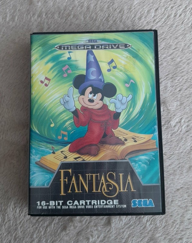 Fantasia - Sega Mega Drive Game - Boxed + Manual & Tested & Working