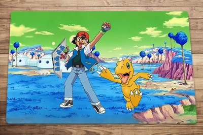 Cursed Trading Card Game MTG Playmat TCG CCG Mat Free Bag