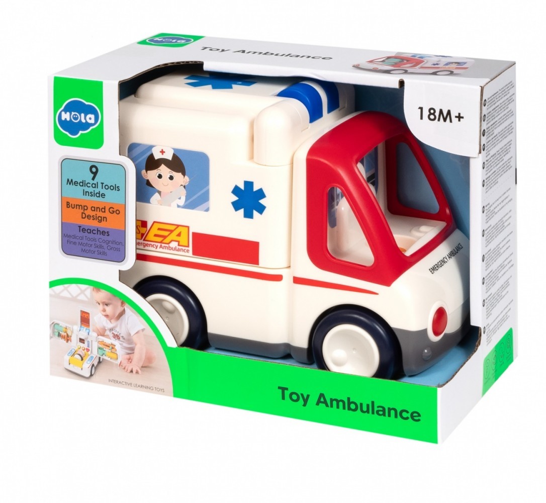 6944167100491 Машина скорой помощи со светом и звуком Smily Play