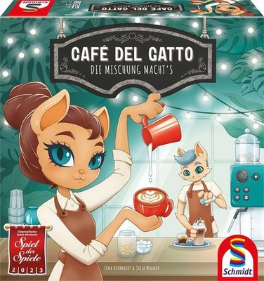 CAFE DEL GATTO FAMILIENSPIEL VON SCHMIDT SPIELE NEU OVP