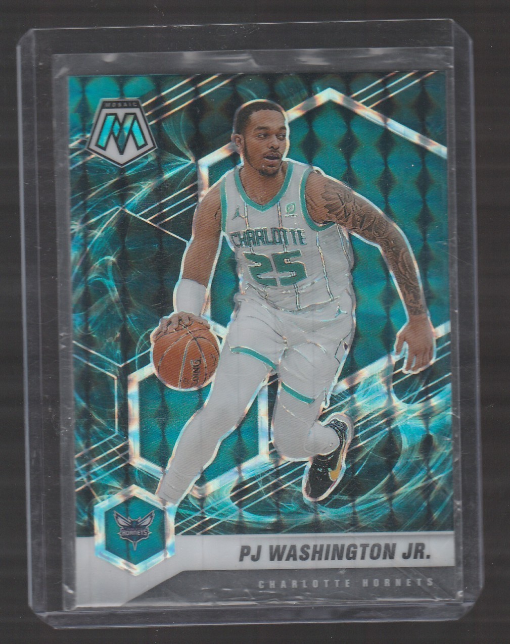 2020-21 Panini Mosaic Genesis SP #27 PJ Washington Jr. Charlotte Hornets