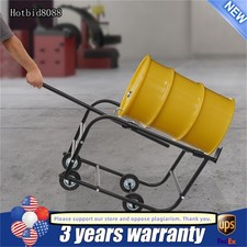 TFCFL 55 Gallon Drum Cradle, Movable Drum Cradle Drum Stand 600-pound Capacity,