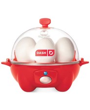 DASH Everyday Egg Cooker Red 7 Egg Capacity P...
