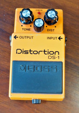 Boss DS-1 Distortion Pedal - pre SMD through hole classic Silver Label w/ Serial