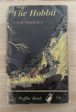 The Hobbit J.R.R. Tolkien 1961 Puffin 1st Paperback Edition Pauline Baynes PS161