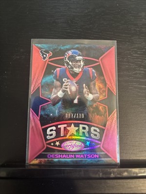 2021 Certified Stars Mirror Pink #20 Deshaun Watson #/199 Texans