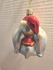 Vintage Disney Store Glass "Dumbo" Elephant Christmas Ornament — photo 4