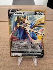 Carta Pokemon 30° Anniversario 138/202 Zacian V quasi nuova