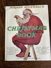 Norman Rockwell's Christmas Book Hardcover Illustrated w/ Dust Jacket