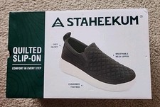 Staheekum Women's Slip On Shoes - BLACK Size 8