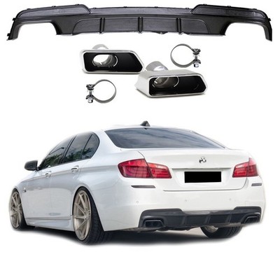 Diffusor Sport-Performance + Blenden SET passend für BMW F10 F11 550 Umbau 10-17