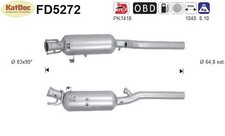 ✅ Ruß-Partikelfilter Mercedes A/B-Klasse/CLA/GLA, 2.1, 100/125/130kW, Euro 6