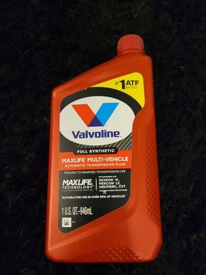Valvoline Multi-Vehicle ATF Full Synthetic Automatic Transmission Fluid 1 Quart