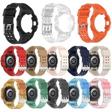 Transparent TPU Watch Strap Wrist Band Case for Samsung Galaxy Watch 6 40MM/44MM