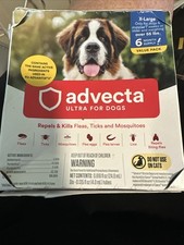 Advecta Ultra Flea Tick for Extra Large Dogs over 55 lbs. - 6Month Supply