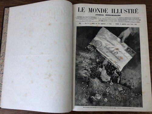 genre L'ILLUSTRATION : LE MONDE ILLUSTRE 1876 1er semestre Puits Jabin G. Sand - Bild 11 von 21