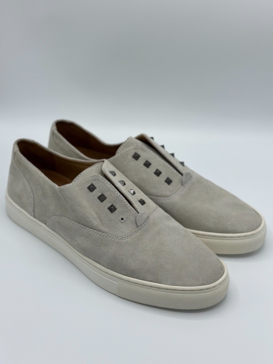 Donald J Pliner ARYO-CS Suede Low Top Slip On Gray Fashion  display picture 2