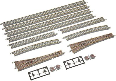 【n様】 New TOMIX 91025 N Scale Rail Set Lead-in Line Set Rail Pattern B
