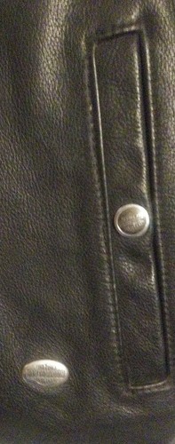 Harley Davidson Vest Leather Motor Clothes CA 03402 Nice Piece Pictures Descrip - Picture 7 of 12