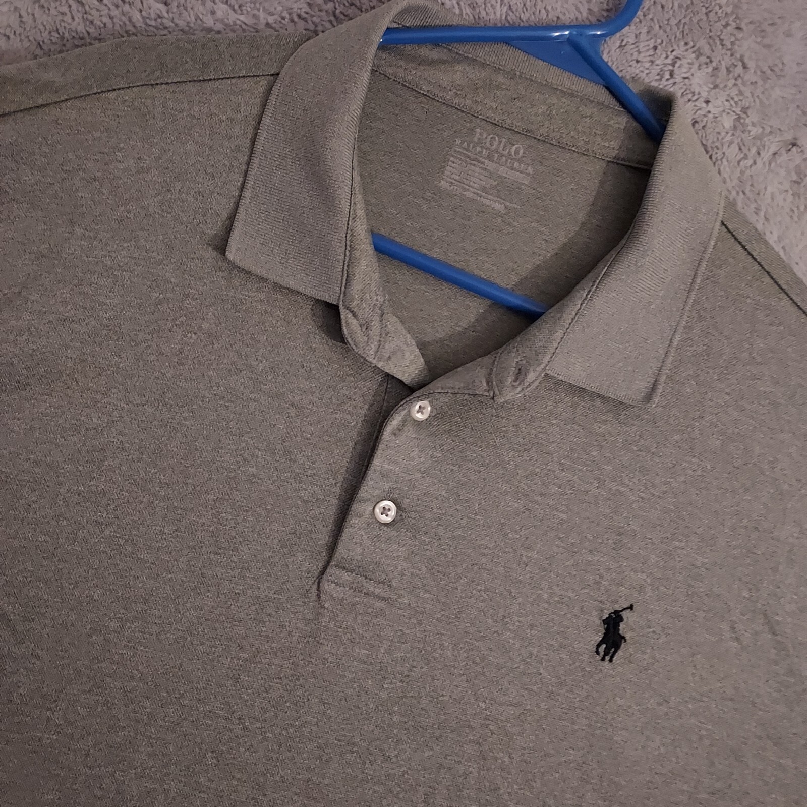 Polo Ralph Lauren Camicia Uomo 2XL XXL Performance Elasticizzata Golf Preppy Casual Pony