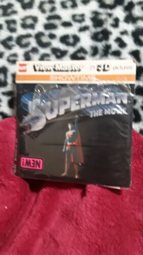 Pack de 3 bobines Superman The Movie 78 3D gaf ViewMaster jamais utilisé DC Chris Reeve  - Photo 1 sur 2