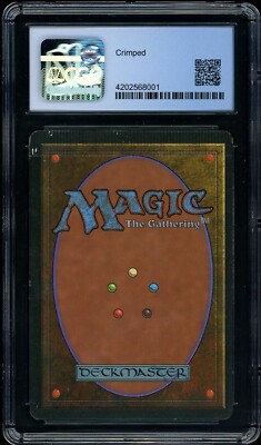 1995 MTG Magic Ice Age Hyalopterous Lemure ERROR Crimped - CGC 6