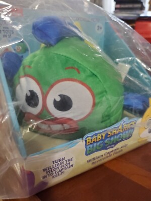 WowWee Baby Shark's Big Show! Reversible William Plush Flips Into Captain Kelp