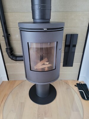 Moroso 6148 B Wood Burning Stove Includes Venting Pipe u0026amp; Moroso Loop  Fire Tools | eBay