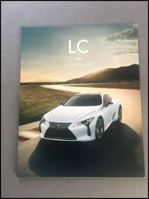 2020 Lexus LC LC500 LC500h Coupe 44-page Original Car Sales Brochure Catalog