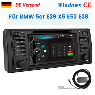 7'' Autoradio Für BMW 5er E39 X5 E53 7er E38 CD DVD Player DAB+ GPS NAVI BT WIFI