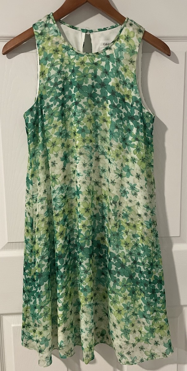 CALVIN KLEIN Printed Halter Maxi Dress Floral Print Green Flowers Size 8 | eBay CALVIN KLEIN Printed Halter Maxi Dress Floral Print Green Flowers Size 8 | eBay