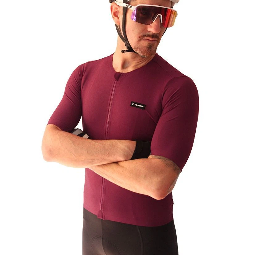 Camiseta deportiva de ciclismo de verano para hombre manga corta UPF50+ MTB BikeJersey ropa deportiva Foto 4 de 4