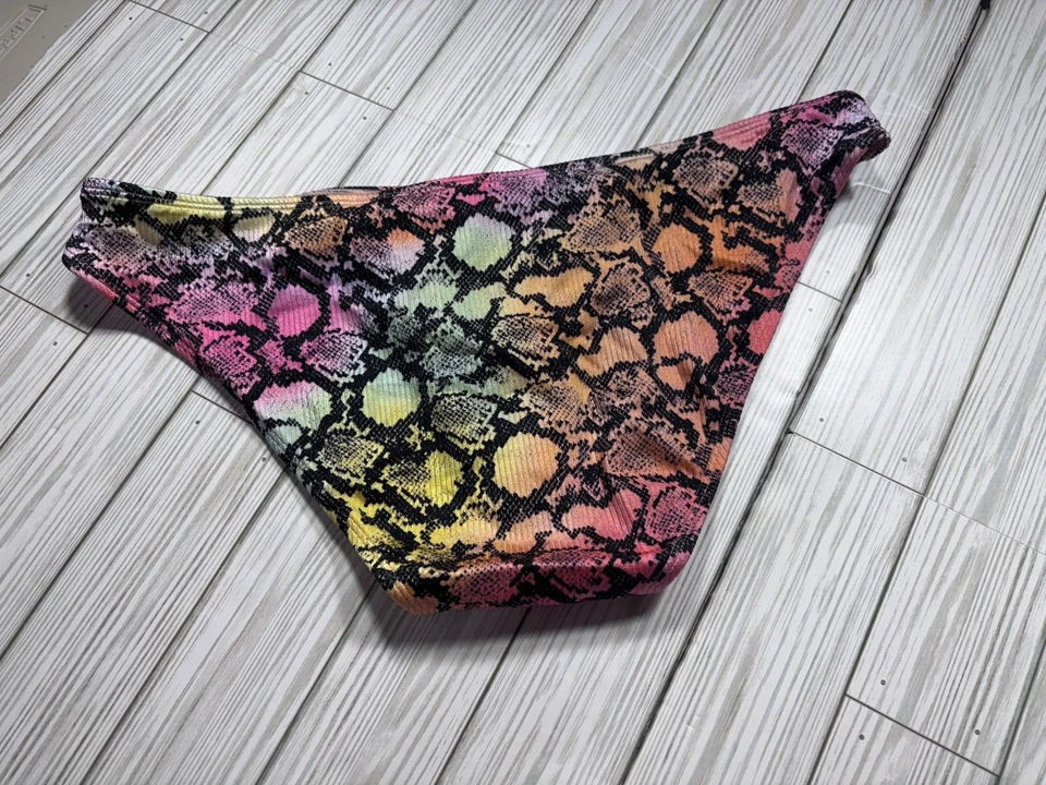 Xhilaration Arco Iris Animal Print Acanalado Parte Inferior Talla XL Foto 3 de 3