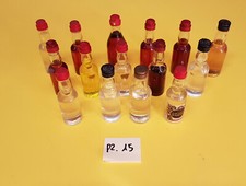 BOTTIGLIETTE LIQUORI MINI  STOCK LOTTO COLOSSALE OFFERTA 15 PZ. D'EPOCA VINTAGE