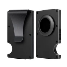 Money Clip for Men Wallet Metal Wallet AirTag Wallet Slim Minimalist Wallet RFID