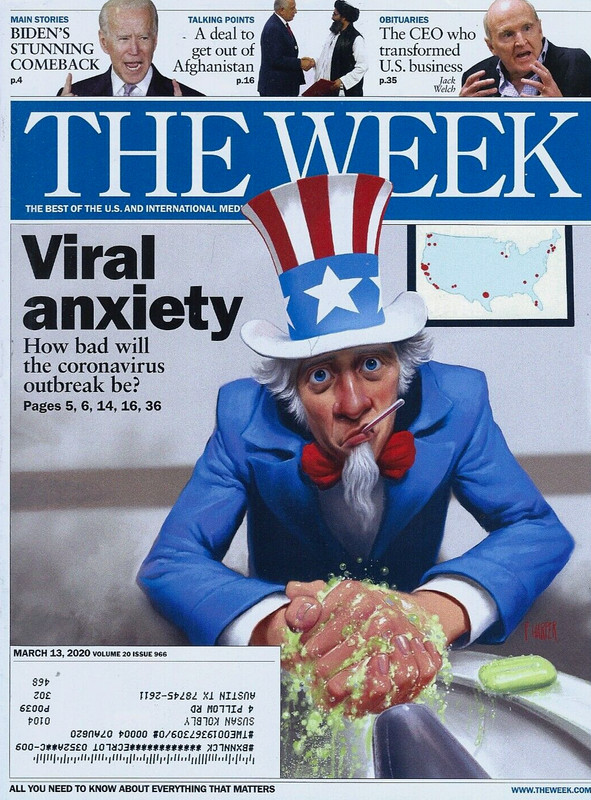 The Week Magazine March 13 2020 Viral Anxiety, CEO Who Transformed US Business