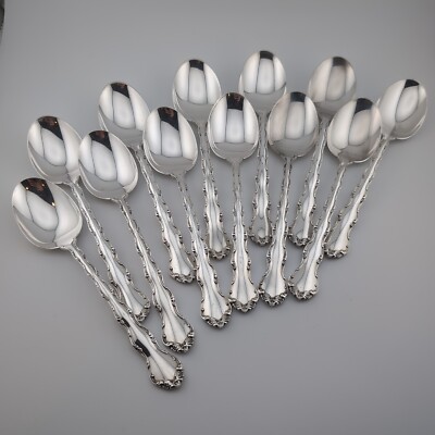 Reed Barton Tara Sterling Silver Oval Soup Dessert Spoons