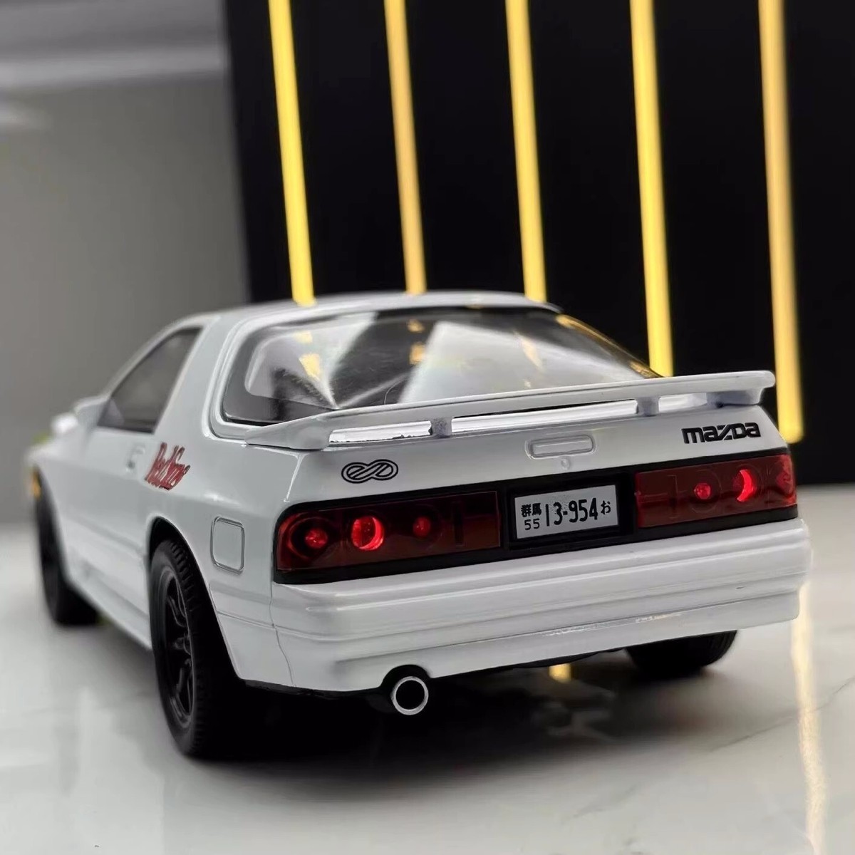 Mazda RX7-FC alloy vehicle model 1:24 white white | eBay