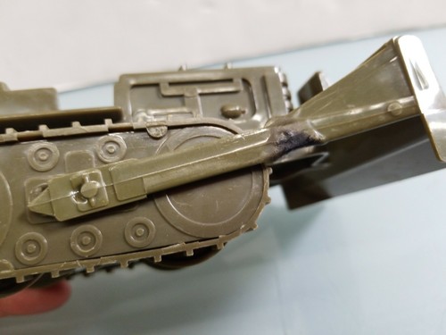 Ideal Toy U.S. Army Corps of Engineers Bulldozer Plastic Molded - 第 9/12 張圖片