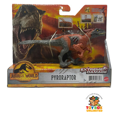 Mattel GWN13 Jurassic World Extreme Damage Feature Dino Fire Dinosaurier NEU OVP