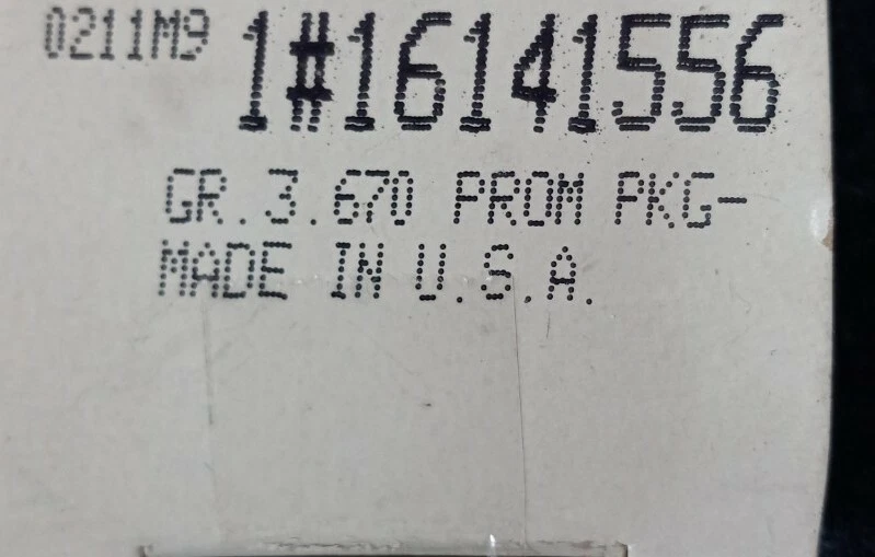 16141556 ACDelco  New ECM - Electronic Control Module EPROM  Free Shipping - Image 2 of 2