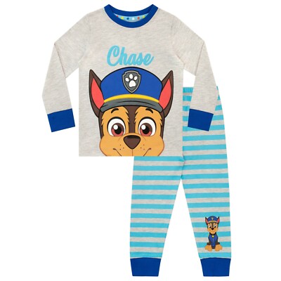 Paw Patrol Chase Schlafanzug Baby Junge Kinder Jungen 12 18 24 Monate 2 3 4 5 6 Jahre Schlafanzug