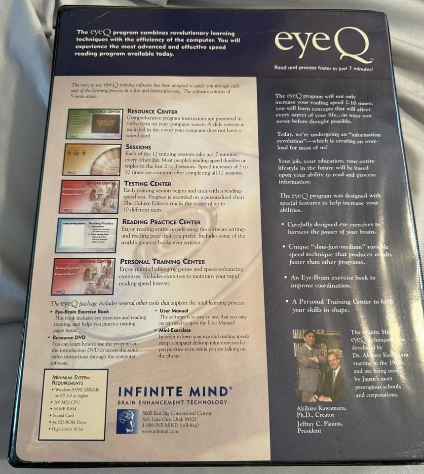 EYEQ Infinite Mind EYE Q Speed Reading Improvement Brain Enhancement DVD And CD - Image 3 of 4