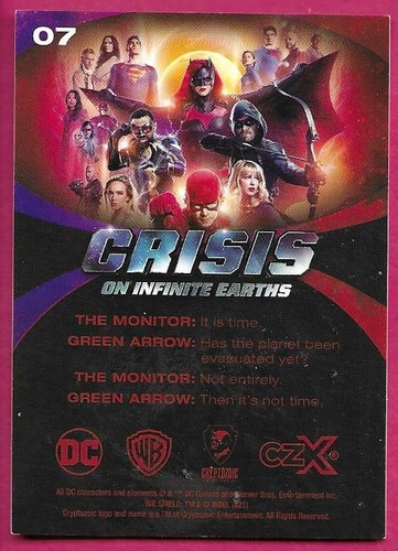 CZX DC Crisis on Infinite Earths Noble Sacrifice #07 GREEN ARROW Green 30/45 - Picture 2 of 2