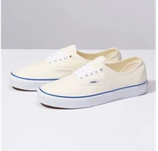 Vans Authentic Off White  VN000EE3WHT Without the Box Free Shipping