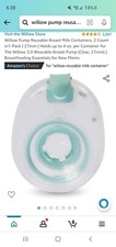 Willow Pump Reusable Breast Milk Containers, 2-Pack  Holds up to 4 oz. 27mm